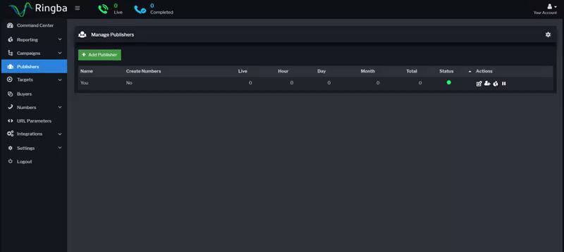 Manage Invites for adding users to Publisher Accounts