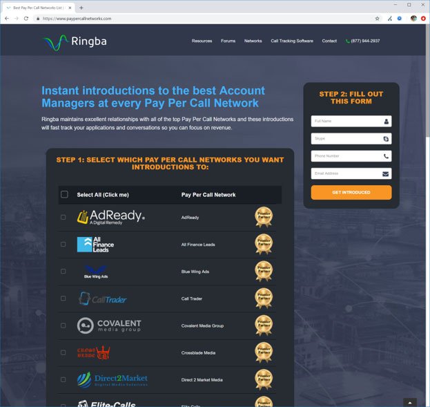 Pay Per Call Networks | PayPerCallNetworks.com